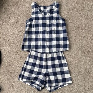 Old navy gingham set